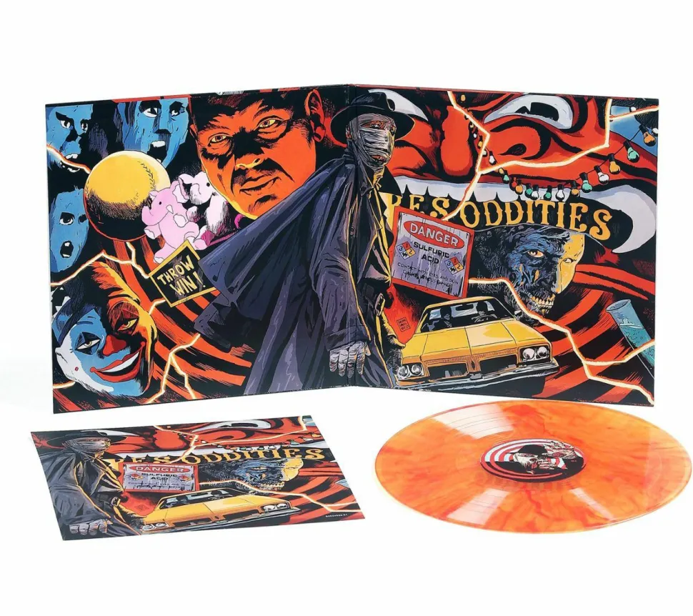 Darkman - Original Motion Picture Score by Danny Elfman LP Vinyl Record (Fluorescent Orange with Red Swirl “Fire” Coloured Vinyl)