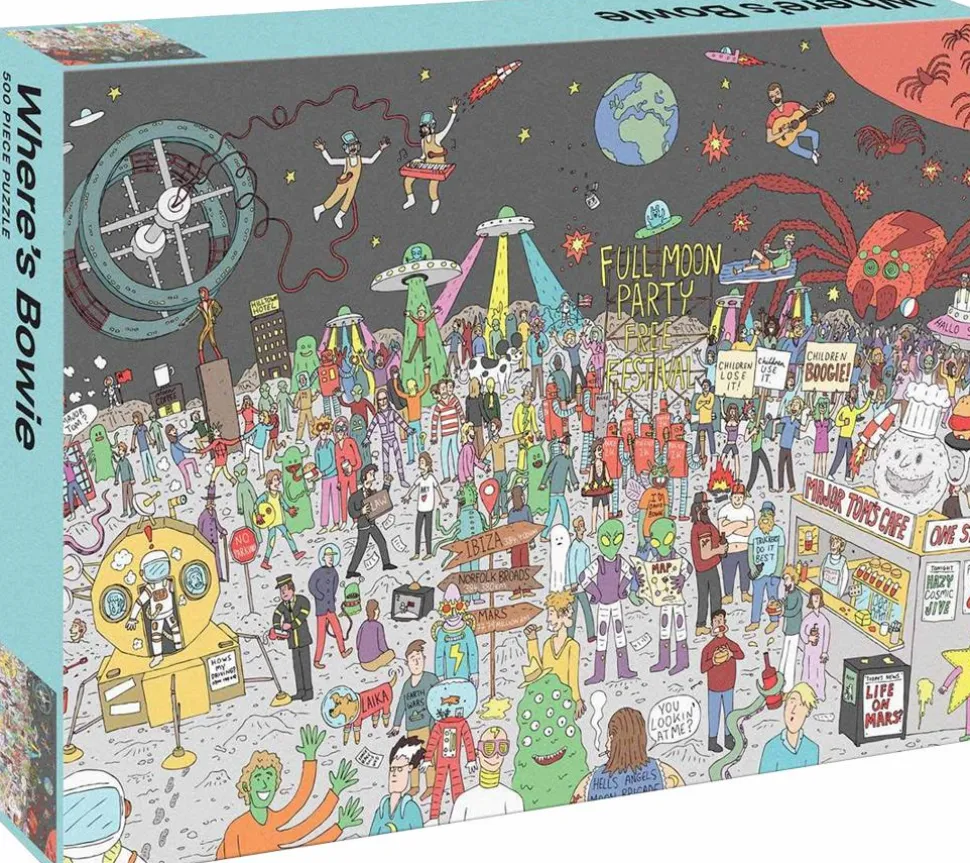 David Bowie - Where's Bowie 500 Piece Jigsaw Puzzle