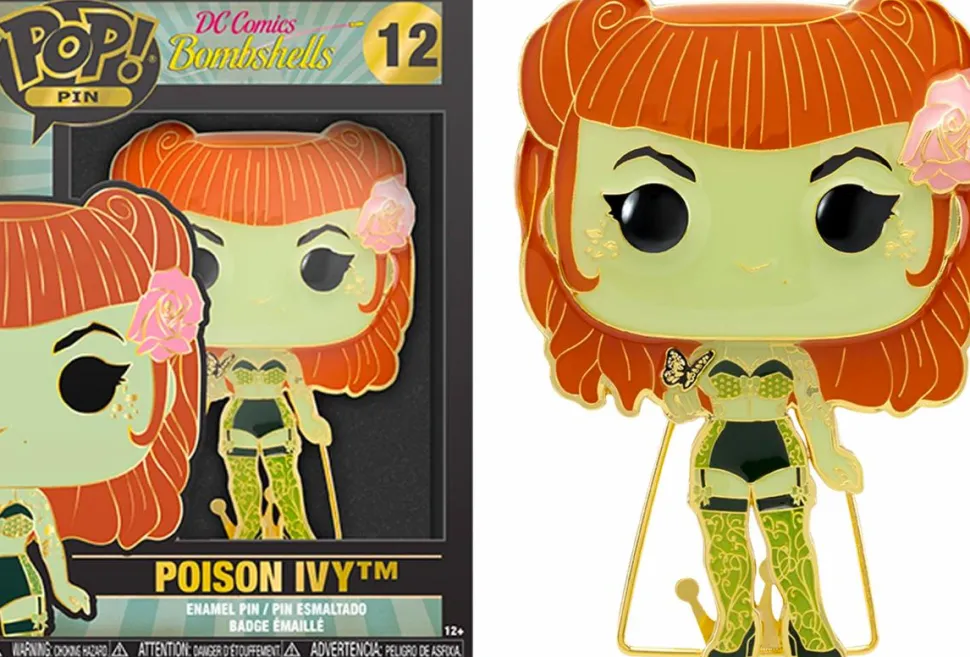 DC Bombshells - Series 01 4" Pop! Enamel Pin Bundle (Set of 4)