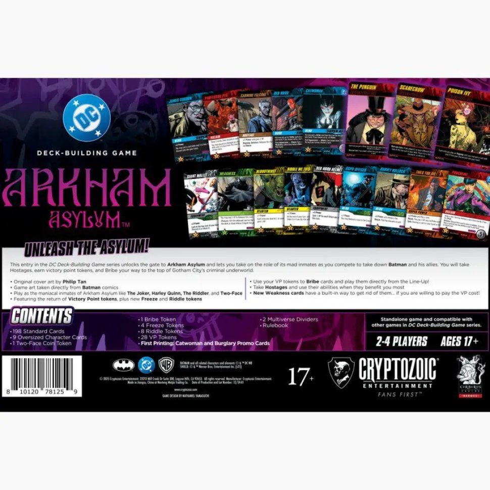 DC Comics - DC Deck-Building Game: Arkham Asylum Core Set