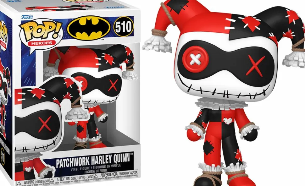 DC Comics - Patchwork Stitch Up Pop! Vinyl Bundle (Set of 4)