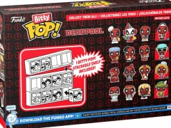 Deadpool - Deadpool (Sleepover), Deadpool (Larp), Deadpool (Heavy Metal) & Mystery Bitty Pop! Vinyl Figure 4-Pack