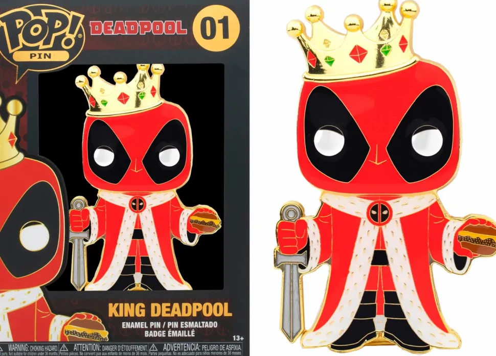 Deadpool - Pandapool & Pals 4" Pop! Enamel Pin Bundle (Set of 4)