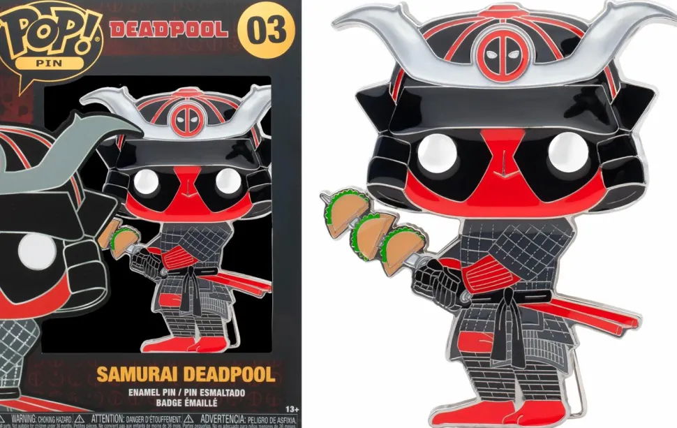 Deadpool - Pandapool & Pals 4" Pop! Enamel Pin Bundle (Set of 4)