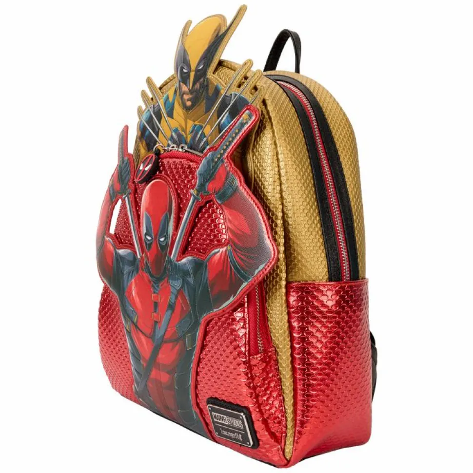 Deadpool & Wolverine (2024) - Deadpool & Wolverine 10" Faux Leather Mini Backpack