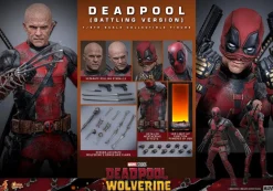 Deadpool & Wolverine (2024) - Deadpool (Battling Version) 1/6th Scale Hot Toys Action Figure