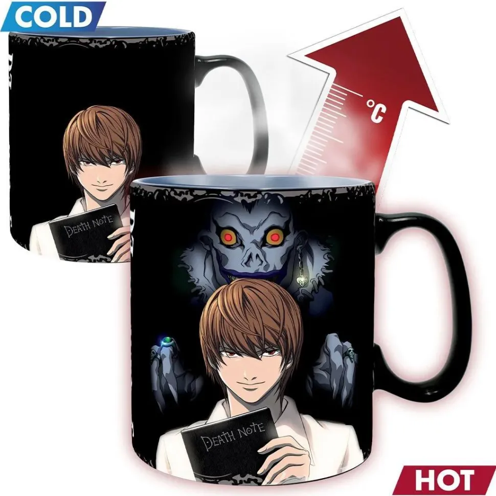 Death Note - Kira & L Heat Change Ceramic Mug