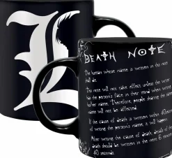Death Note - L Insignia & Death Note Rules Ceramic Mug