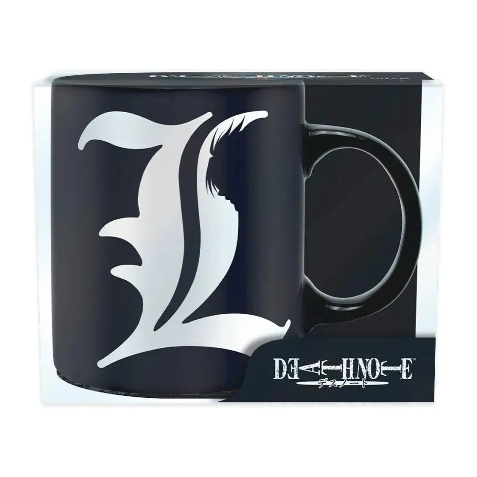 Death Note - L Insignia & Death Note Rules Ceramic Mug