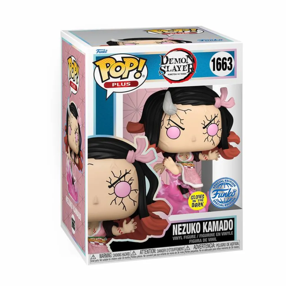 Demon Slayer - Nezuko Kamado Glow-in-the-Dark Pop! Plus Vinyl Figure (Popcultcha Exclusive)
