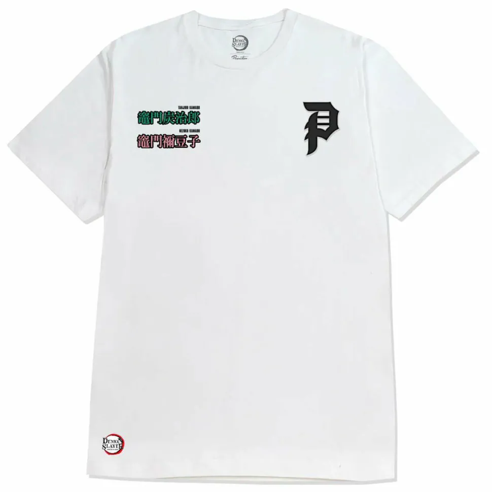 Demon Slayer - Primitive x Demon Slayer Kamado White T-Shirt