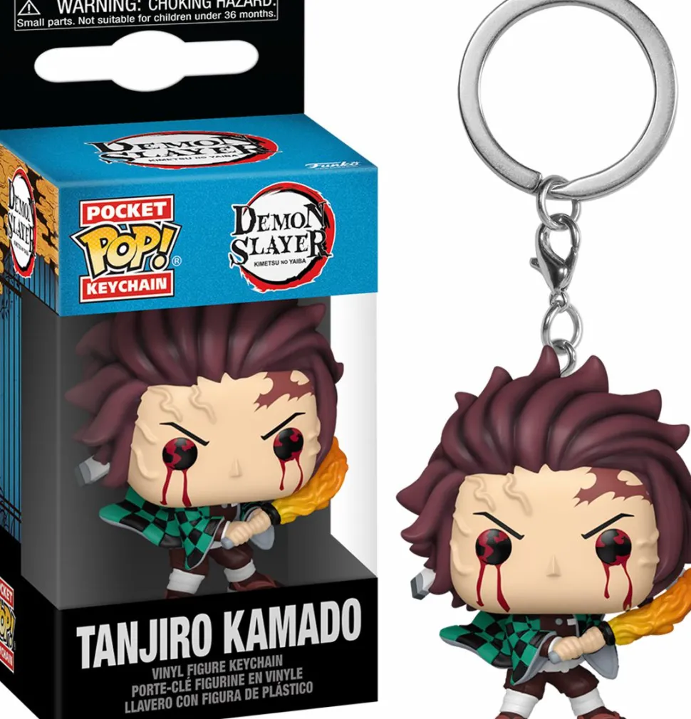 Demon Slayer - Tanjiro Kamado (Sun Breathing) Pop! Pocket Keychain