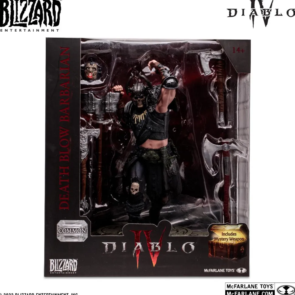 Diablo IV - Death Blow Barbarian (Common) 1/12th Scale Posed Figure