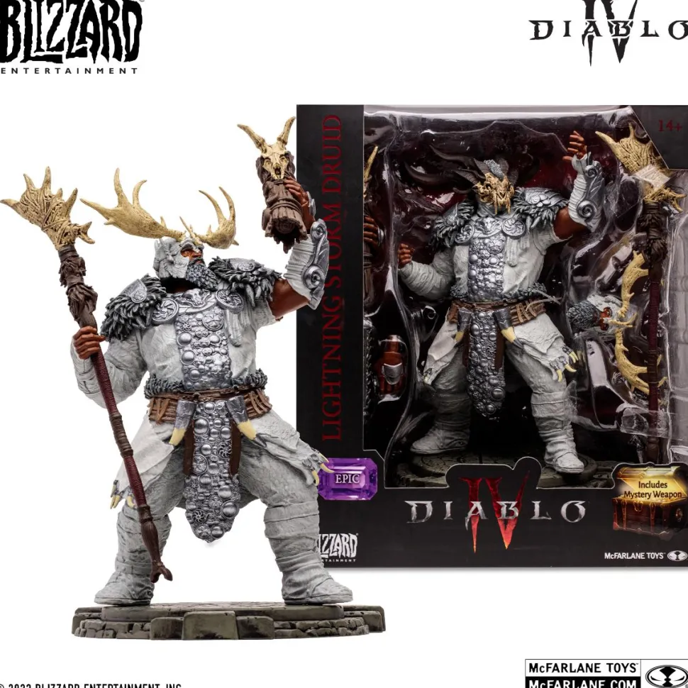 Diablo IV - Lightning Storm Druid (Epic) 1/12th Scale Posed Figure