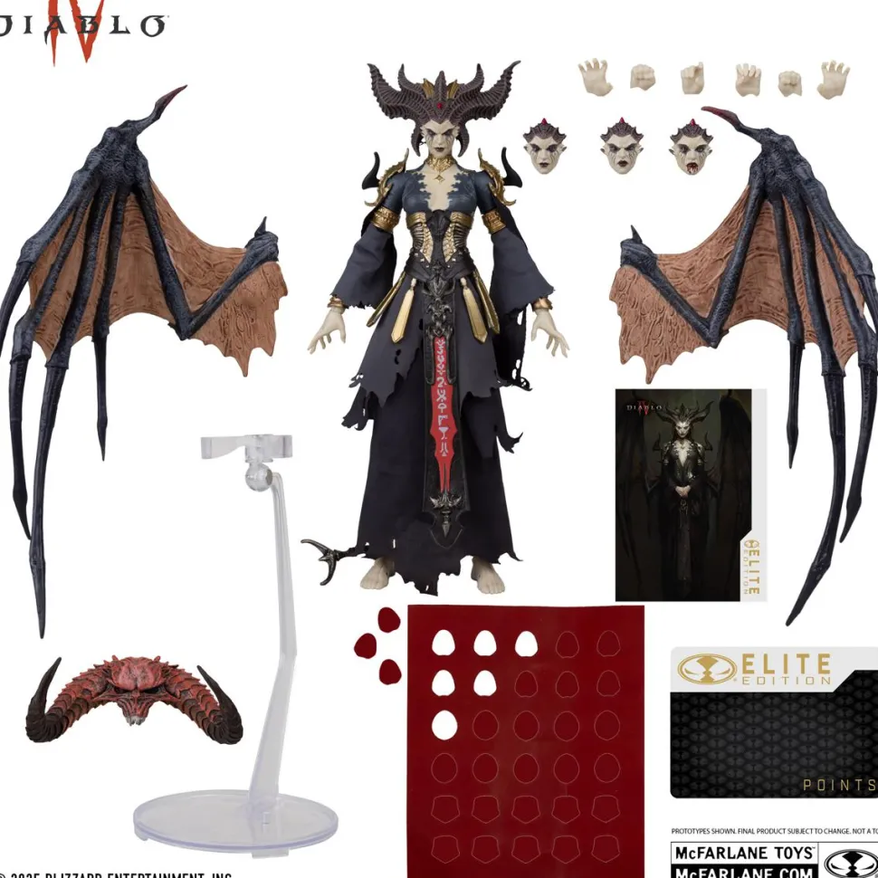 Diablo IV - Lilith McFarlane Elite Edition Deluxe 7" Scale Action Figure