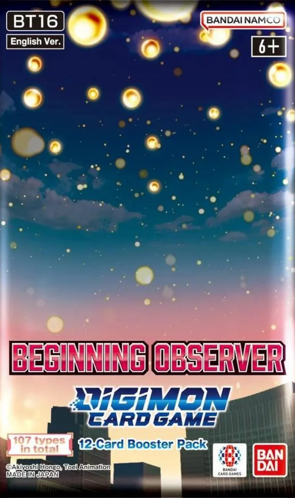 Digimon - Card Game Beginning Observer BT16 Booster Pack (12 Cards)