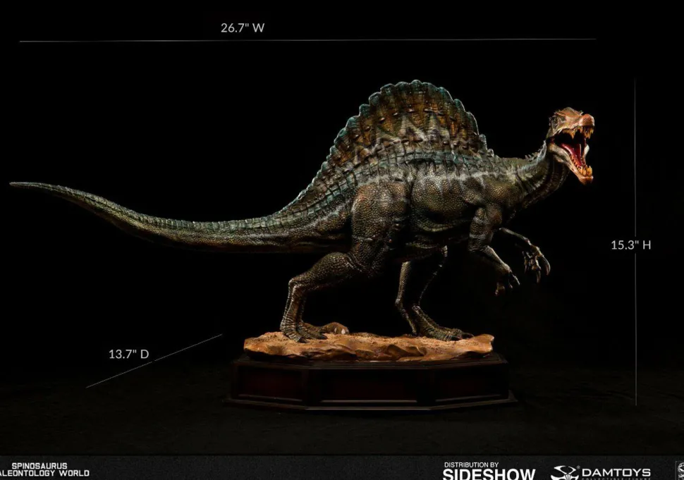 Dinosaurs - Spinosaurus Paleontology World 15” Statue