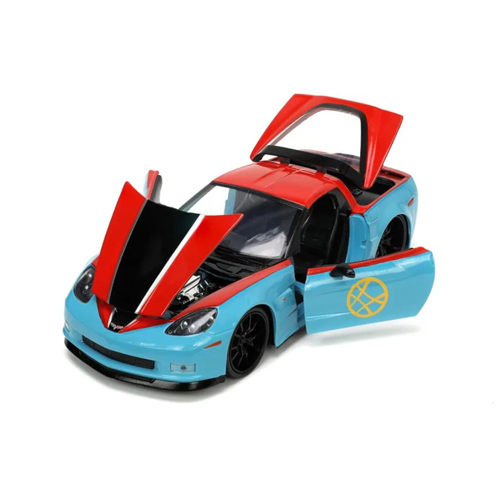 Doctor Strange - Doctor Strange with 2006 Chevrolet Corvette Z06 1/24th Scale Die-Cast Vehicle Replica