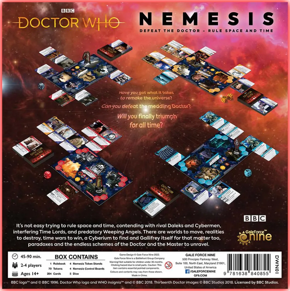 Doctor Who - Nemesis Board Game