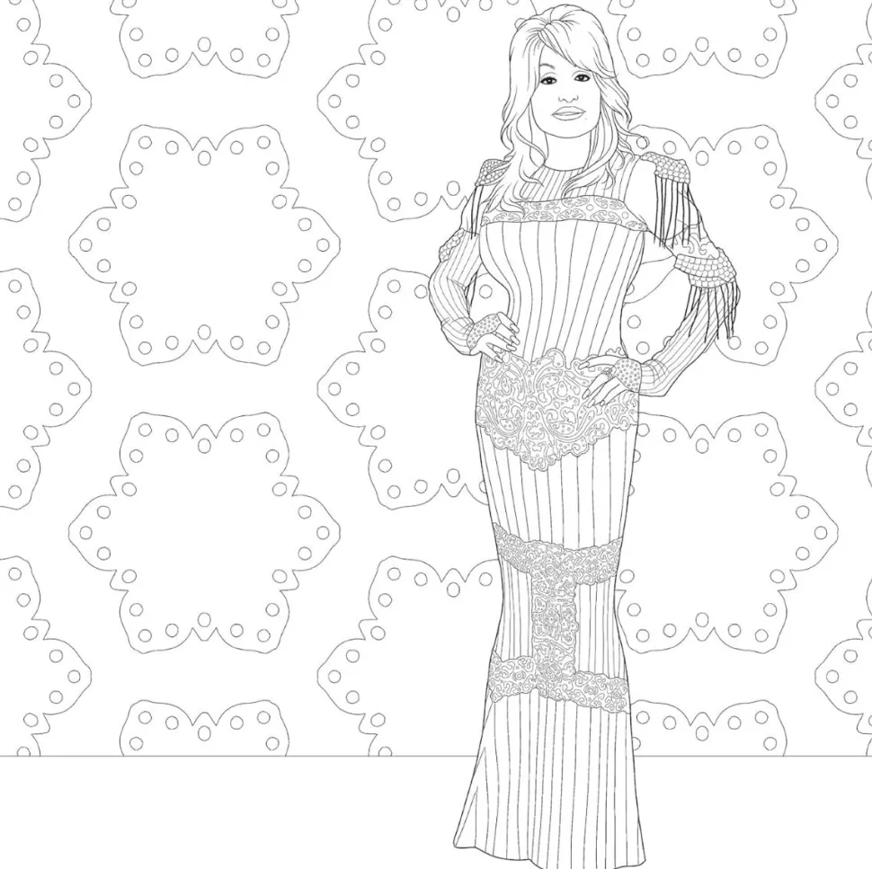 Dolly Parton - An Unofficial Colouring Book: Be A Diamond: Decades of Dolly Parton's Style Paperback Book