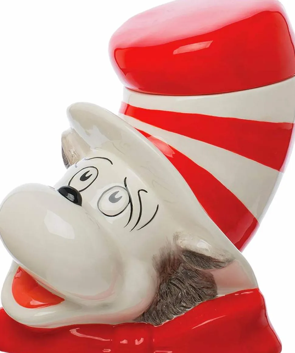 Dr Seuss - The Cat in the Hat Sculpted Ceramic Cookie Jar