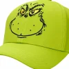 Dr. Seuss - The Grinch Embroidered Adjustable Pre-Curved Snapback Hat