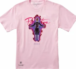 Dragon Ball Super - DBS x Primitive Black Rose Goku Nuevo Pink T-Shirt