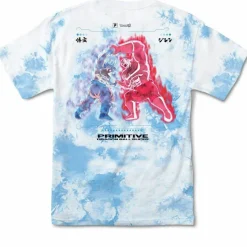 Dragon Ball Super - DBS x Primitive Goku vs. Jiren Survival Washed Light Blue T-Shirt