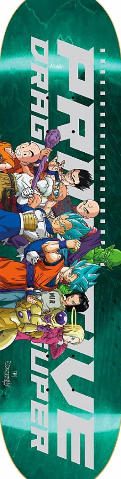 Dragon Ball Super - Dragon Ball x Primitive Universal Survival Team 8.25” Skateboard Deck (Deck Only)