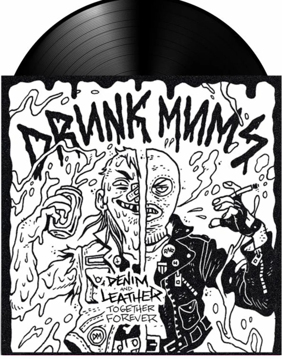 Drunk Mums - Denim & Leather, Together Forever LP Vinyl Record