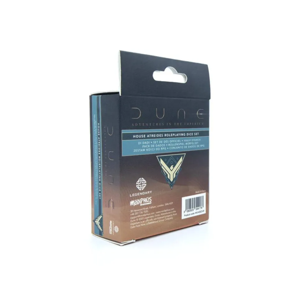 Dune (2022) - Dune RPG Atreides Dice Set