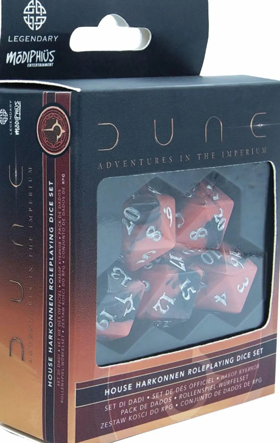 Dune (2022) - Dune RPG: Harkonnen Dice Set