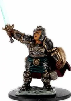 Dungeons & Dragons - Premium Dwarf Paladin Female Miniature