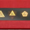 Dungeons & Dragons - 50th Anniversary Heavy Metal Dice Set 7-Pack