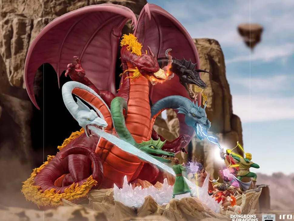 Dungeons & Dragons - Tiamat Battle 1/20th Scale Diorama Statue