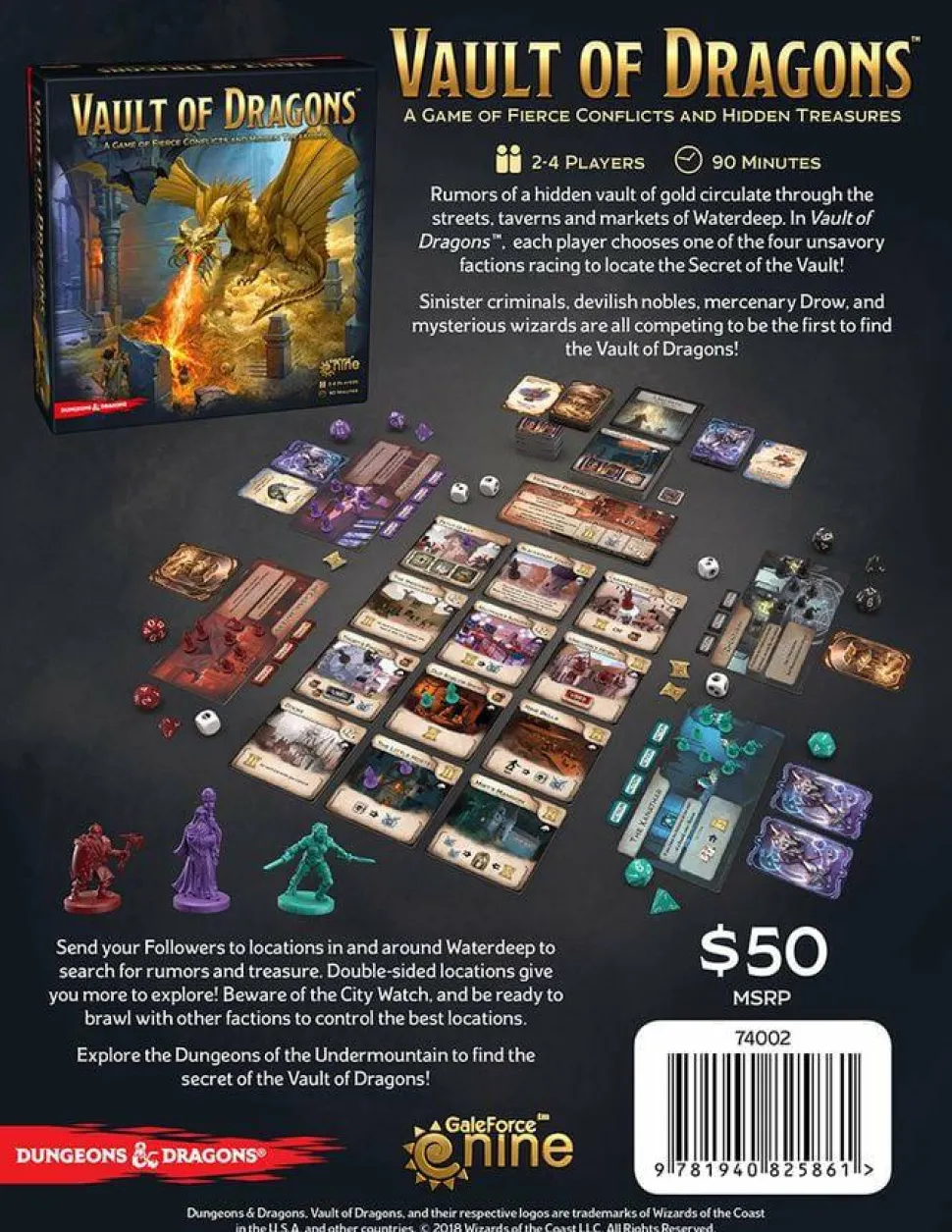 Dungeons & Dragons - Vault of Dragons Board Game