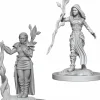 Dungeons and Dragons - Nolzur’s Marvelous Unpainted Mini’s Human Female Druid Miniature Figure 2-Pack