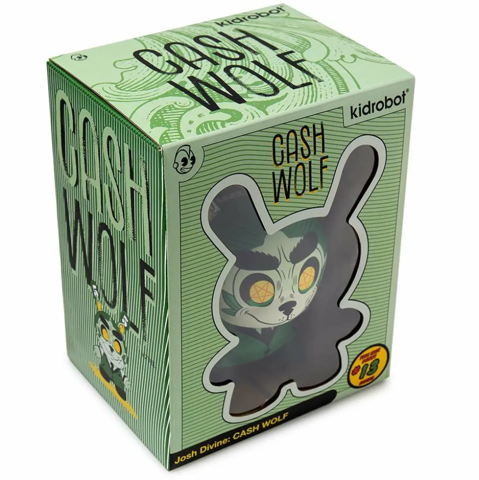 Dunny - Cash Wolf 5” Vinyl Figure by Josh Divine