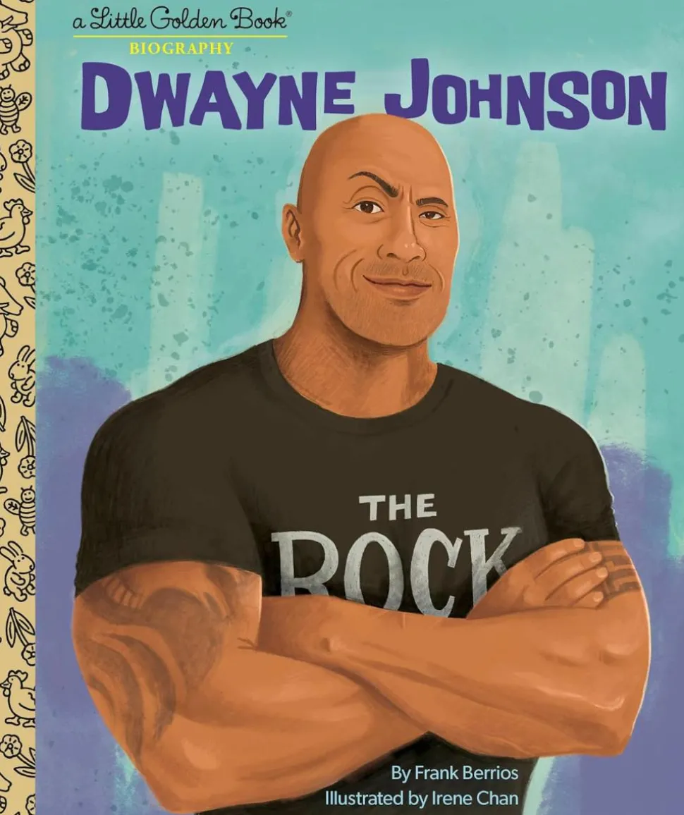 Dwayne "The Rock" Johnson - Little Golden Book Biography Hardcover Book