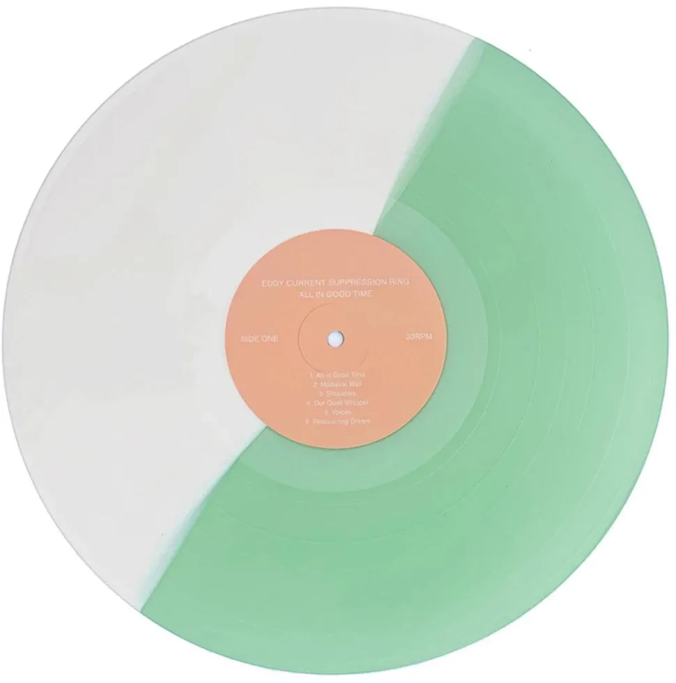 Eddy Current Suppression Ring - All In Good Time LP Vinyl Record (Seafoam Split Coloured Vinyl)