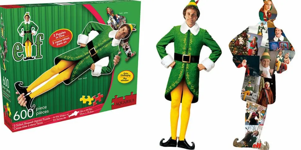 Elf - Buddy & Collage Double-Sided 600 Piece Jigsaw Puzzle