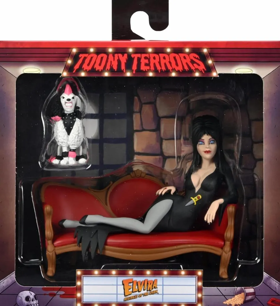 Elvira: Mistress of the Dark - Elvira on Couch 6” Scale Toony Terrors Action Figure