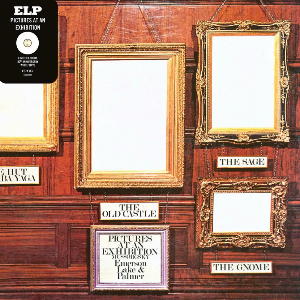 Emerson, Lake & Palmer - Pictures At An Exhibition LP Vinyl Record (White Vinyl)