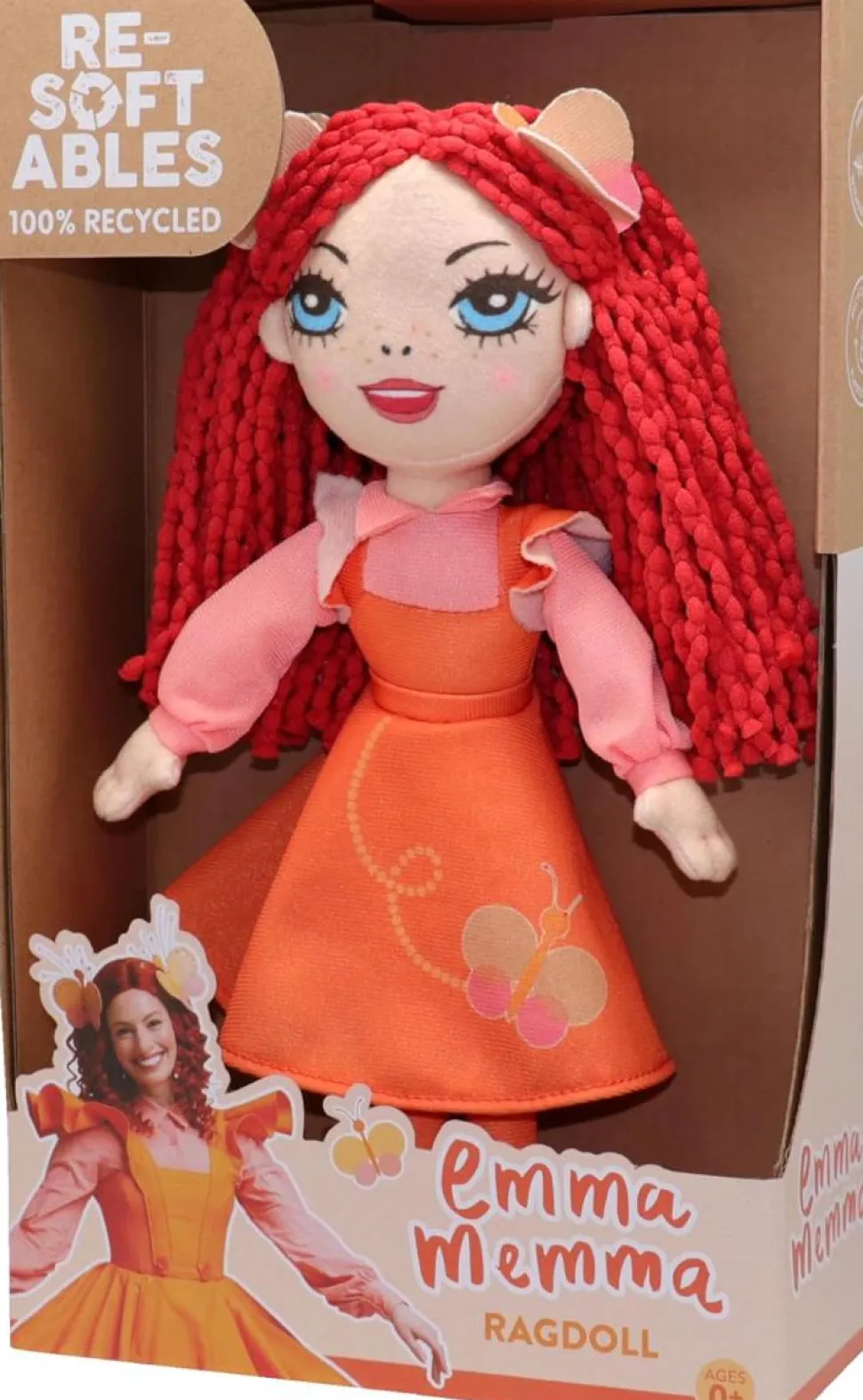 Emma Memma - Emma Memma Re-Softables 12" Ragdoll Plush