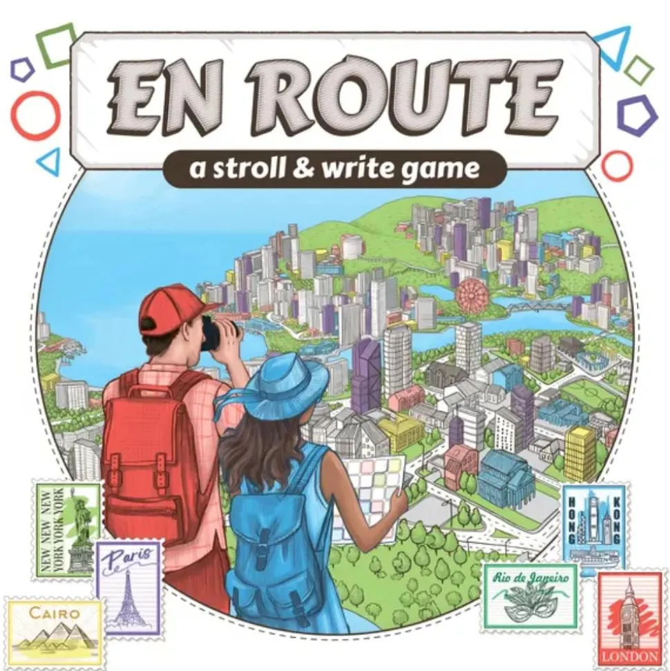 En Route - A Stroll & Write Game Board Game
