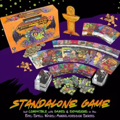 Epic Spell Wars of the Battle Wizards - Annihilageddon 2: Xtreme Nacho Legends Deck Building Board Game
