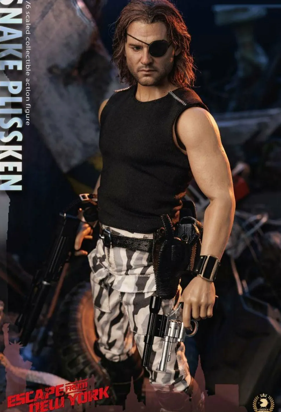 Escape from New York (1981) - Snake Plissken (Real Hair Version) 1/6th Scale Action Figure