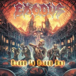 Exodus - Blood In Blood Out 2xLP Vinyl Record (Clear with Gold & Black Splatter Coloured Vinyl)