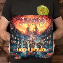 Exodus - Blood In Blood Out 2xLP Vinyl Record (Clear with Gold & Black Splatter Coloured Vinyl)