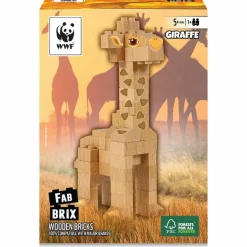 FabBrix - WWF Giraffe Wooden Brick Set